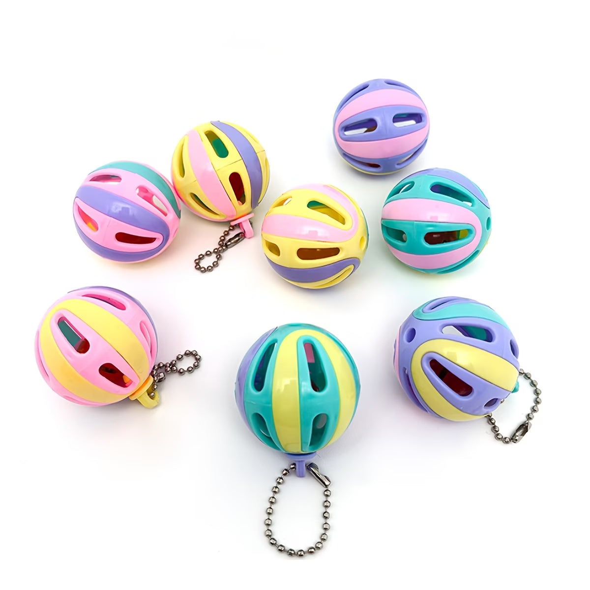 Interactive Bell Cat Toy Balls – Hollow Bite-Resistant Pack