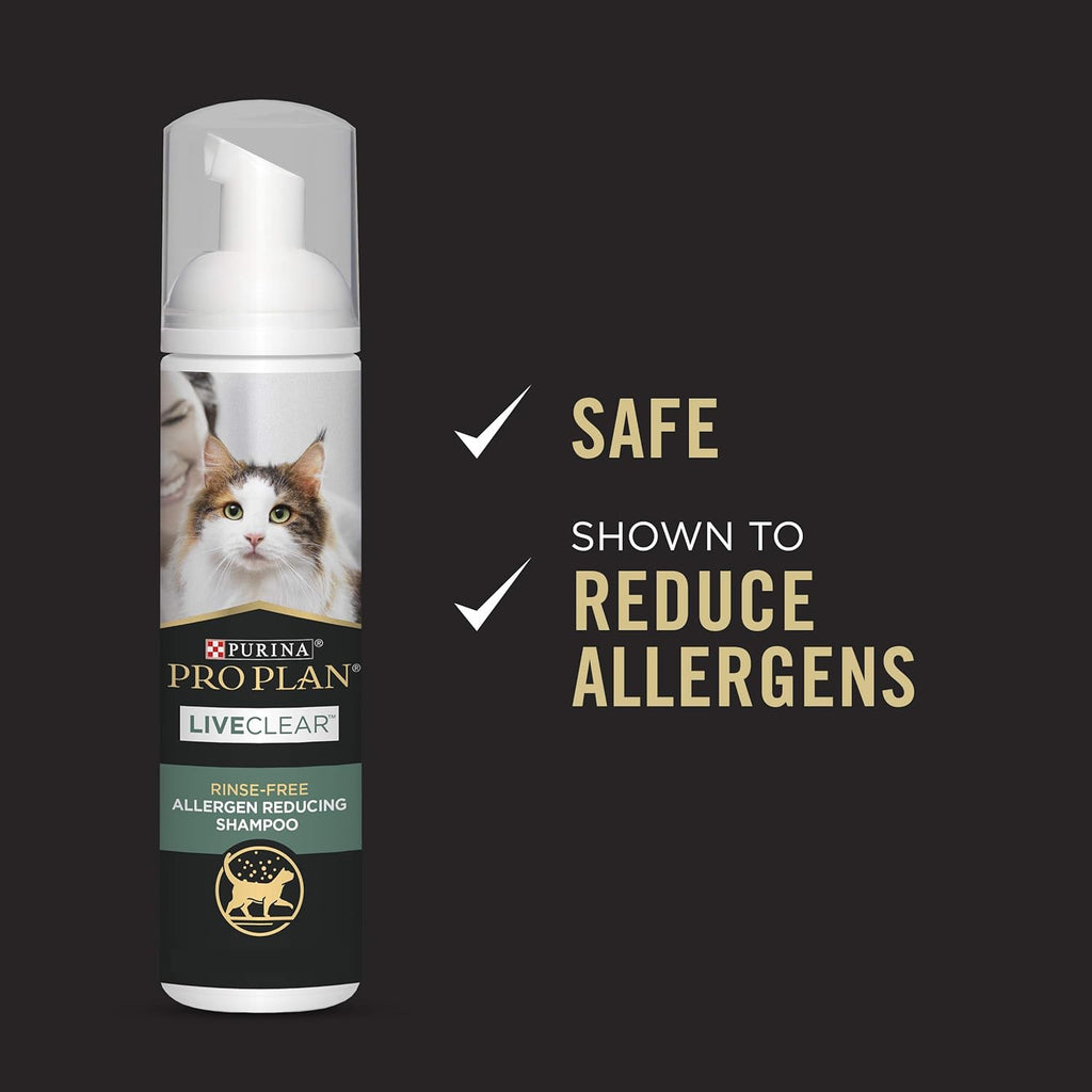 Purina Pro Plan LiveClear Allergen Reducing Cat Foam Shampoo
