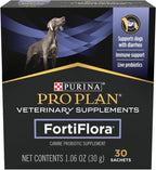 Purina Pro Plan FortiFlora Dog Probiotic Supplement | Veterinary Diet Digestive Support Powder | 30 Sachets