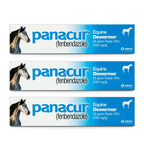 Panacur Equine Dewormer Paste | 10% Fenbendazole | Apple-Cinnamon Flavor | 3-Pack Bundle