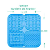 Pet Lick Mat Slow Feeder – Calming Silicone Bath Distraction Mat with Suction Cups – photo 15