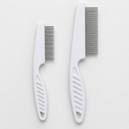 Flea Comb for Dogs & Cats - Stainless Steel Grooming Comb 2pk
