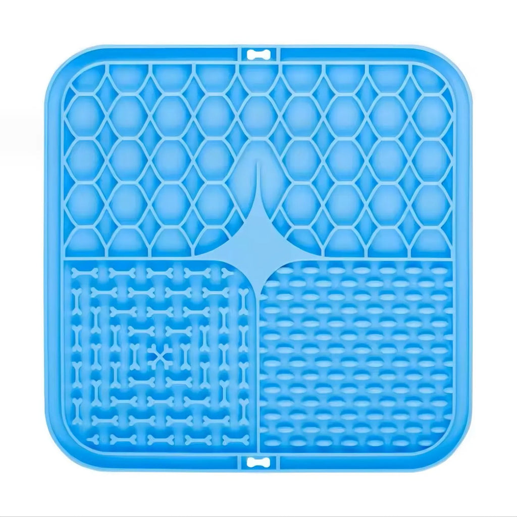 Calming Silicone Pet Lick Mat | Slow Feeder & Bath Distraction with Suction Cups
