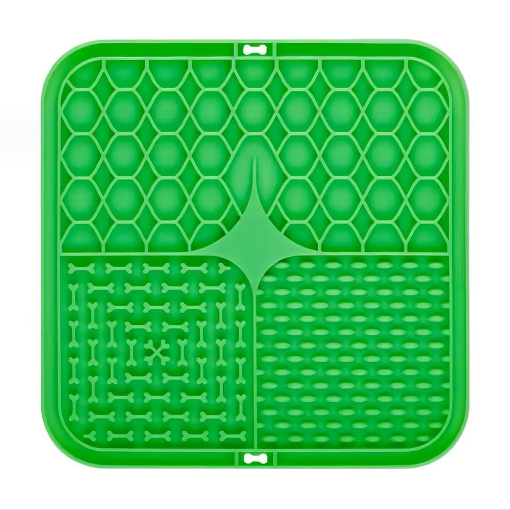 Calming Silicone Pet Lick Mat | Slow Feeder & Bath Distraction with Suction Cups