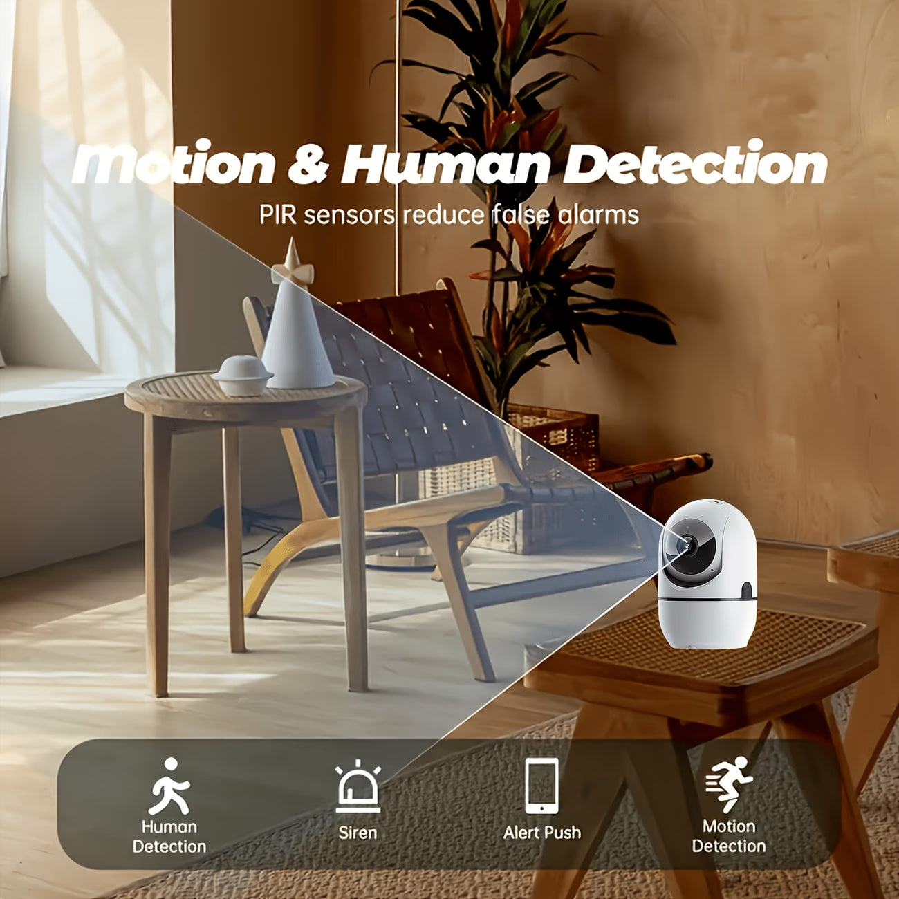360° Smart Pet Camera 4MP HD Night Vision Two-Way Audio