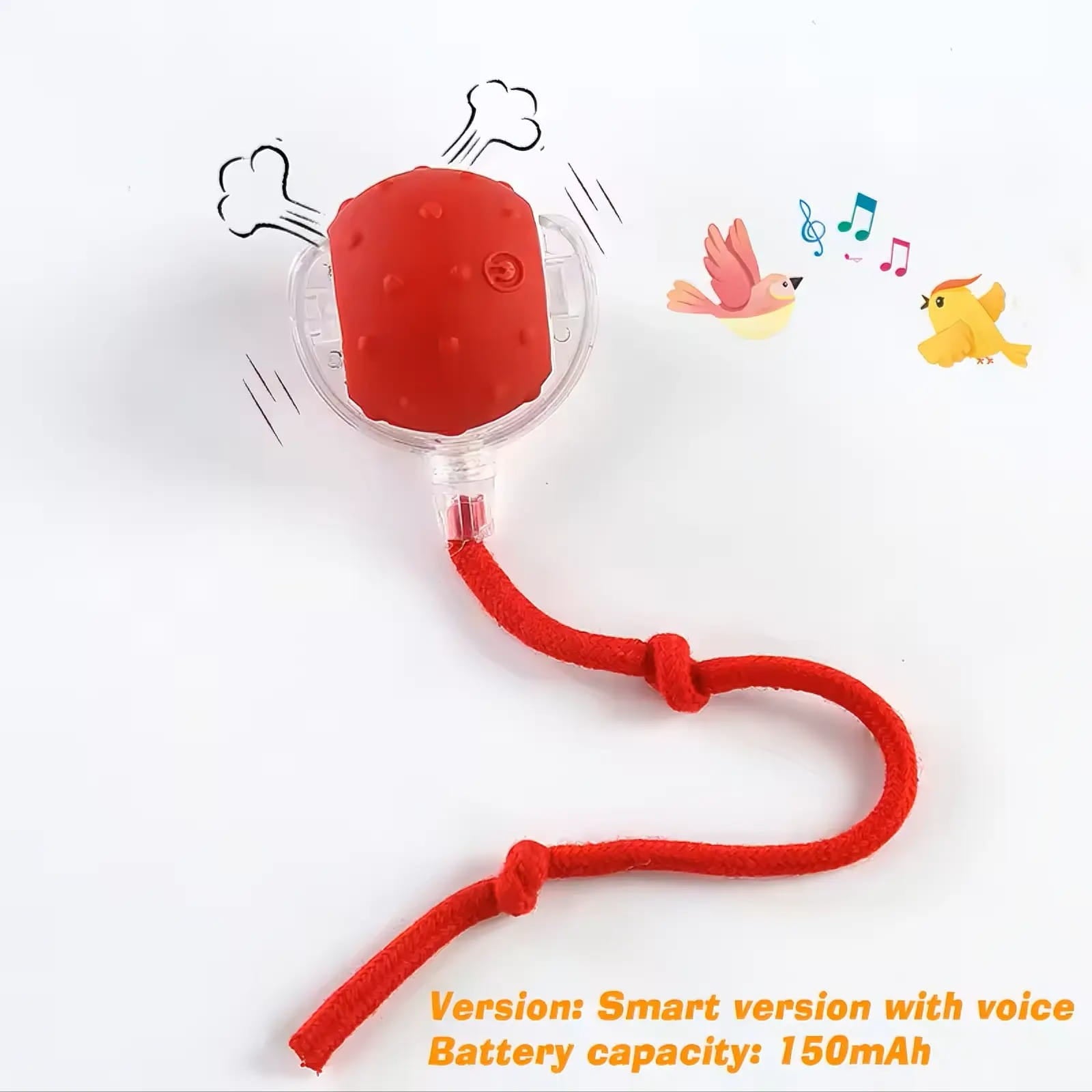 360° Smart Interactive Self-Rolling Pet Ball | Automatic Toy for Dogs & Cats