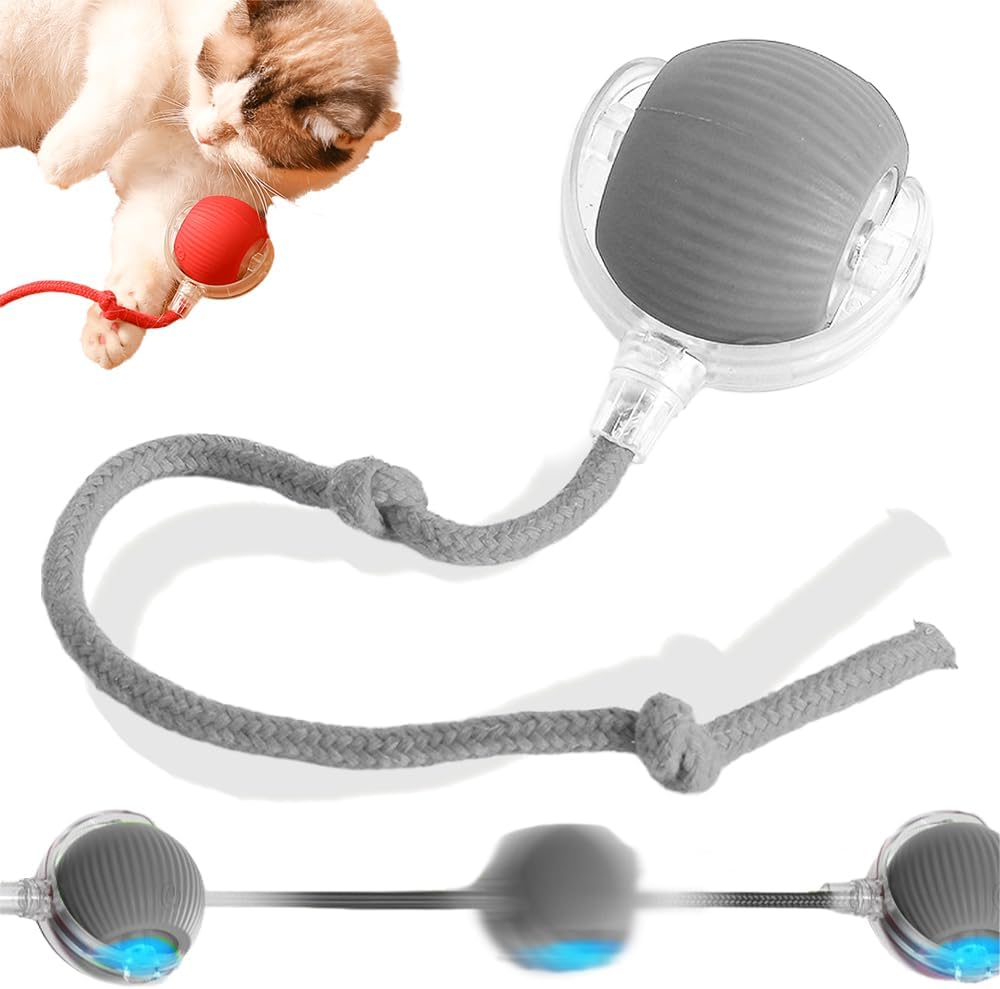 360° Smart Interactive Self-Rolling Pet Ball | Automatic Toy for Dogs & Cats