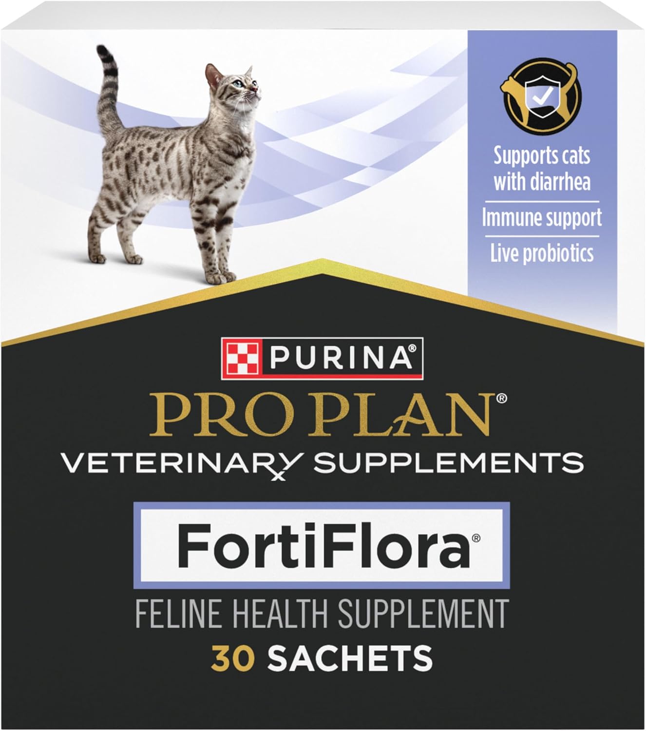 Purina FortiFlora Cat Probiotic 30 Sachets | Digestive Support for