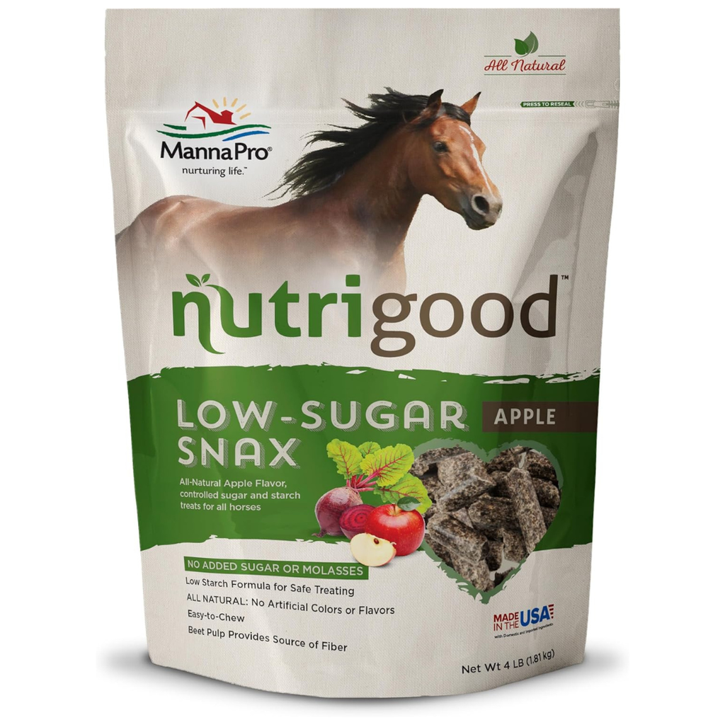 Manna Pro NutriGood Low-Sugar Apple Horse Treats 4 lb