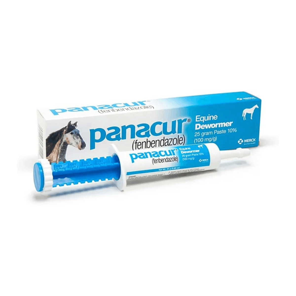 Panacur Equine Dewormer Paste | 10% Fenbendazole | Apple-Cinnamon Flavor | 3-Pack Bundle