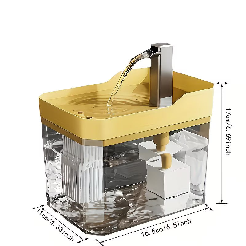 Automatic USB Cat Water Fountain Ultra-Quiet Cycling Dispenser