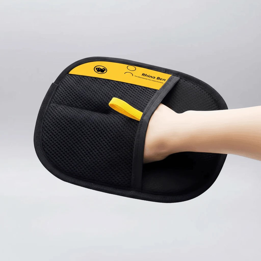 Double-Sided Pet Grooming & Hair Removal Glove | Deshedding Massage Tool for Dogs & Cats