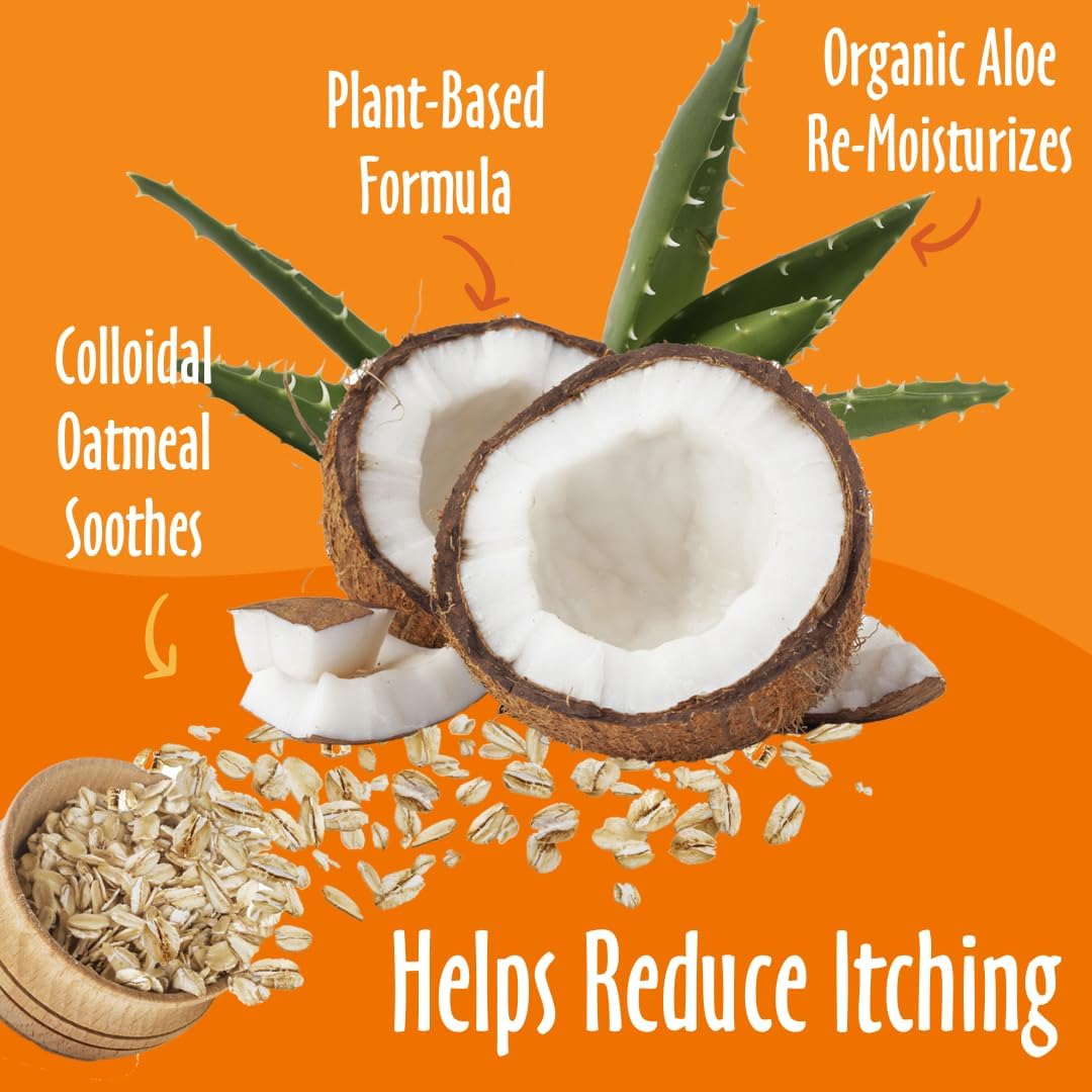 Earthbath Oatmeal & Aloe Dog Shampoo Vanilla Almond 16 oz