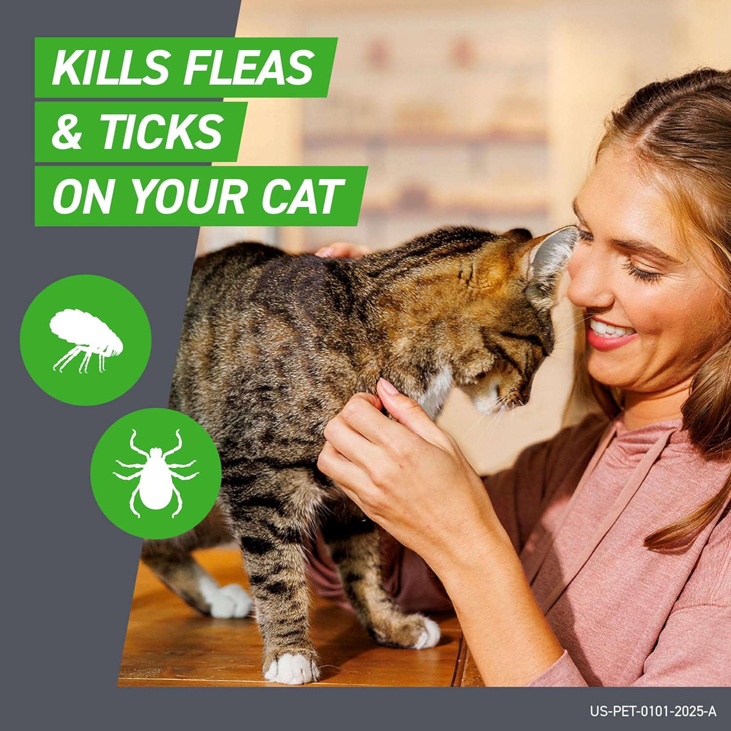 Frontline Plus for Cats & Kittens | Flea & Tick Spot-On Prevention | 6 Month Supply, 6 Treatments
