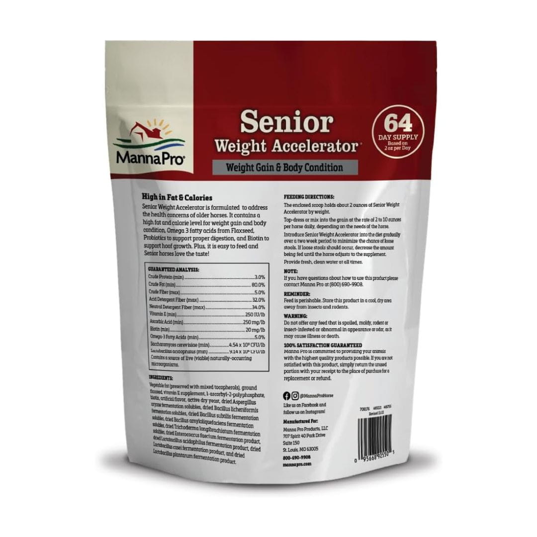Manna Pro Senior Horse Weight Gain Supplement 8 lb