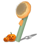 Self Cleaning Slicker Brush for Dogs and Cats – One Click Pet Hair Shedding Comb