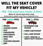 Dog Car Seat Cover with Hard Bottom – Waterproof Hammock
