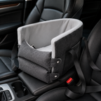 Car Console Pet Seat & Travel Carrier for Small Dogs & Cats