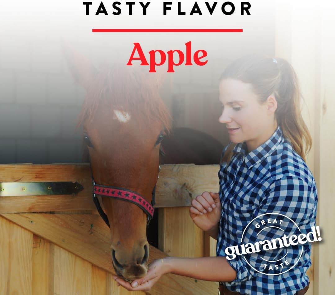 Manna Pro Apple Bite-Size Nuggets Horse Treats 4 lb