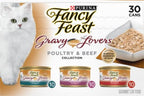 Fancy Feast Gravy Lovers Wet Cat Food Variety – 30 Cans