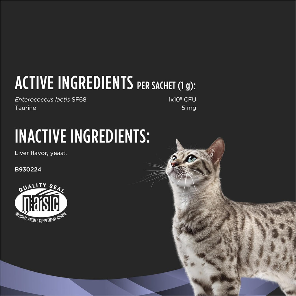 Purina Pro Plan FortiFlora Cat Probiotic Supplement | Veterinary Diet Digestive Support Powder | 30 Sachets