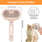 3-in-1 Steam Pet Hair Remover and Deshedding Grooming Brush for Dogs and Cats