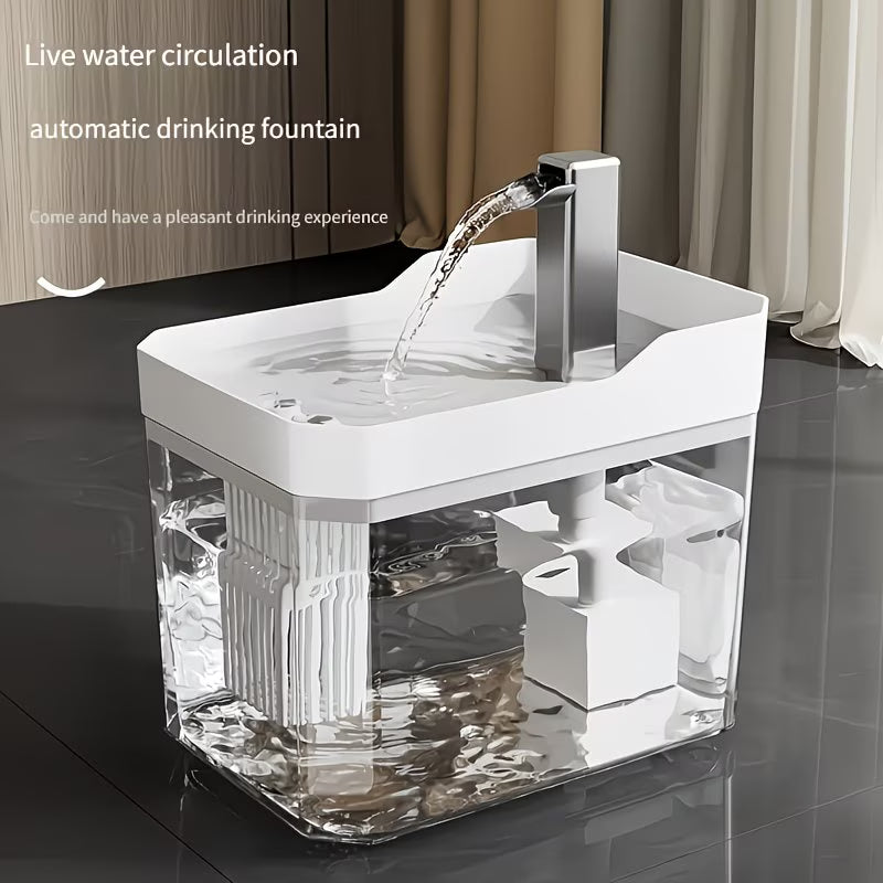 Automatic USB Cat Water Fountain Ultra-Quiet Cycling Dispenser