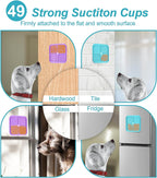 Pet Lick Mat Slow Feeder – Calming Silicone Bath Distraction Mat with Suction Cups