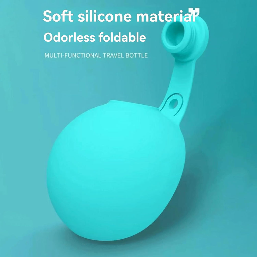 Portable Dog Water Ball Bottle with Foldable Silicone Bowl