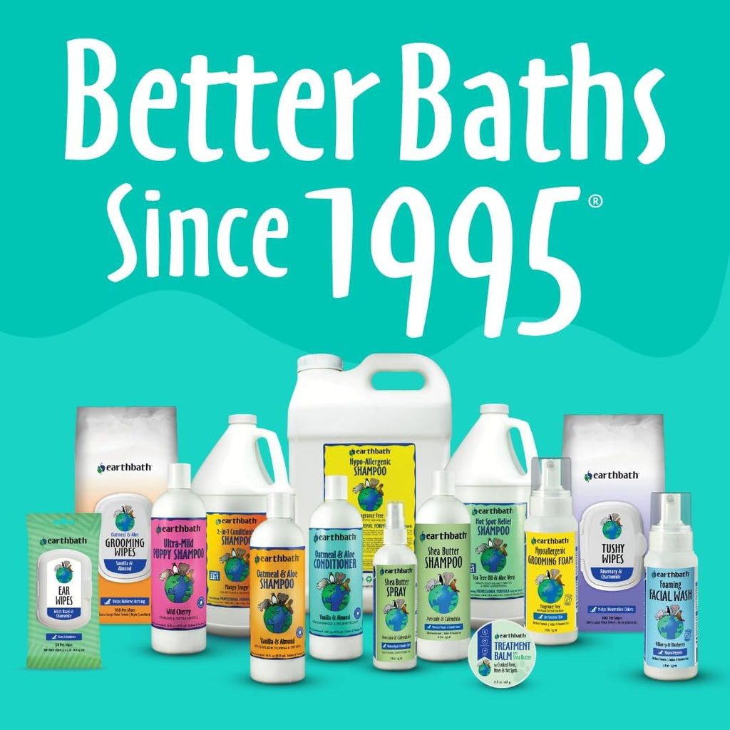 Earthbath Oatmeal & Aloe Dog Shampoo Vanilla Almond 16 oz
