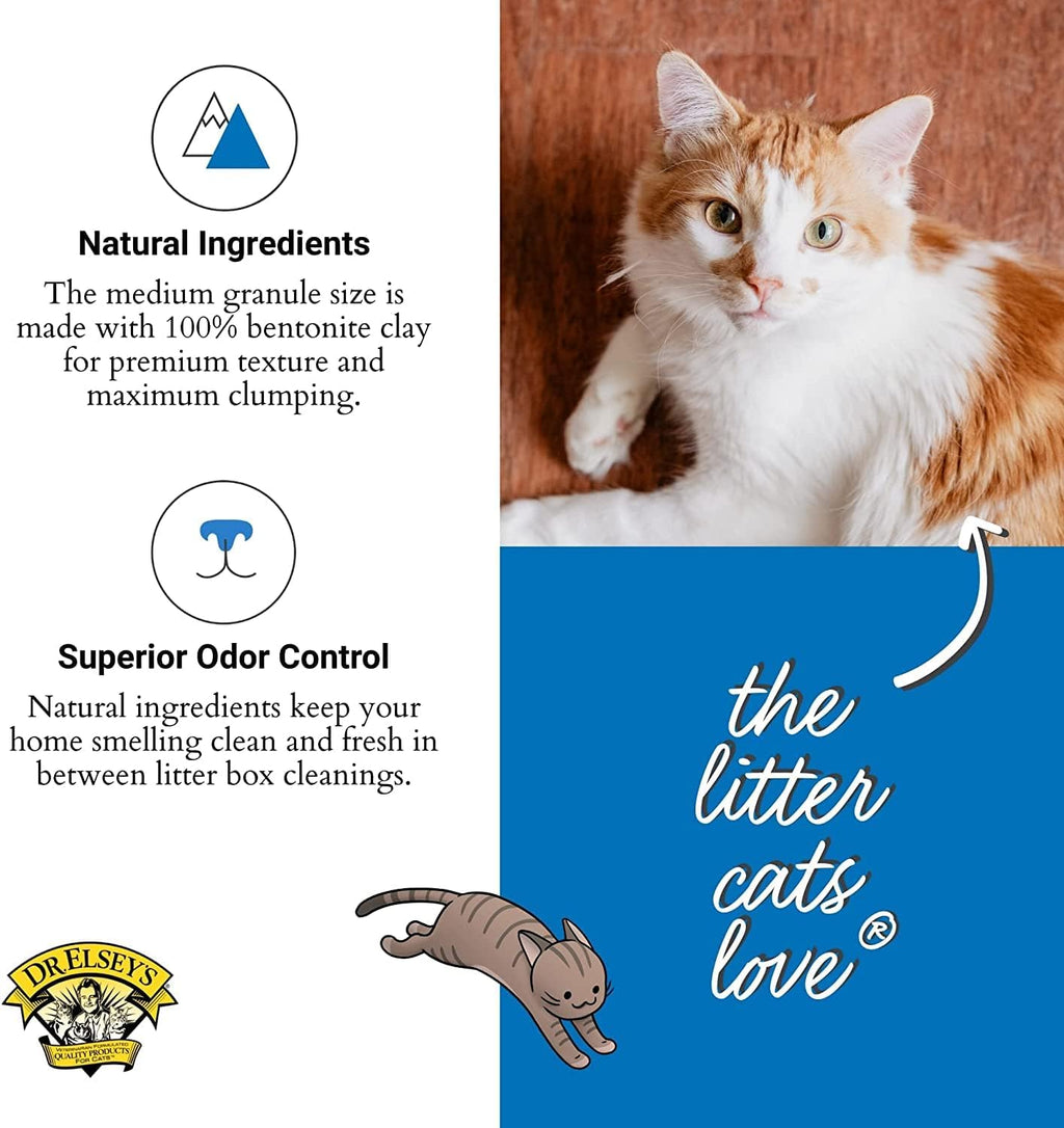 Dr. Elsey's Ultra Clumping Cat Litter – 40 lb Bag