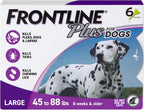Frontline Plus Flea & Tick Treatment Large Dogs 45-88 lbs