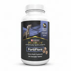 Purina Pro Plan FortiFlora canine health supplement bottle on a white background