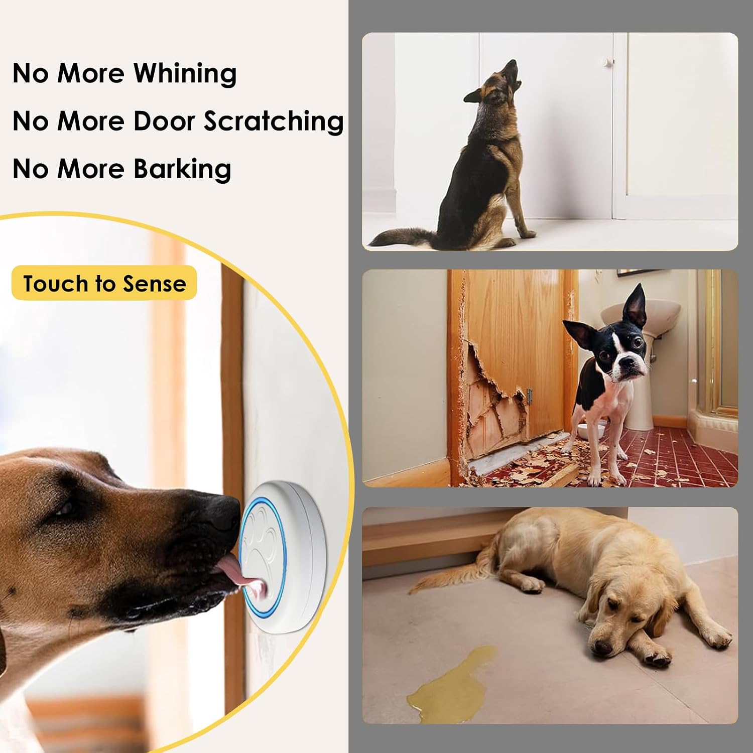Wireless Dog Doorbell for Potty Training – 1000 ft Range