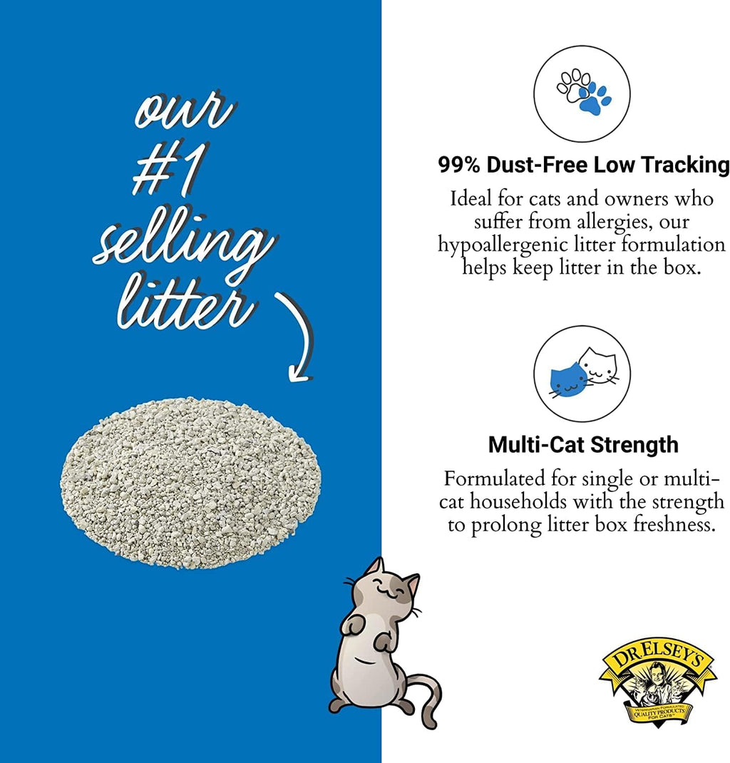 Dr. Elsey's Ultra Clumping Cat Litter – 40 lb Bag