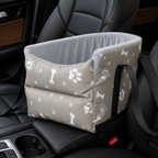 Car Console Pet Seat & Travel Carrier for Small Dogs & Cats