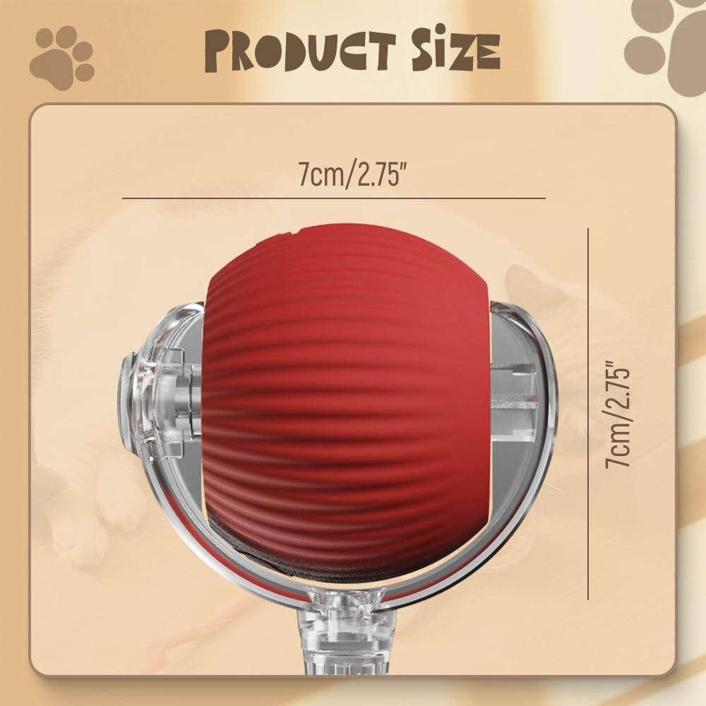 360° Smart Interactive Self-Rolling Pet Ball | Automatic Toy for Dogs & Cats