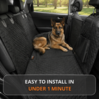 Dog Car Seat Cover with Hard Bottom – Waterproof Hammock