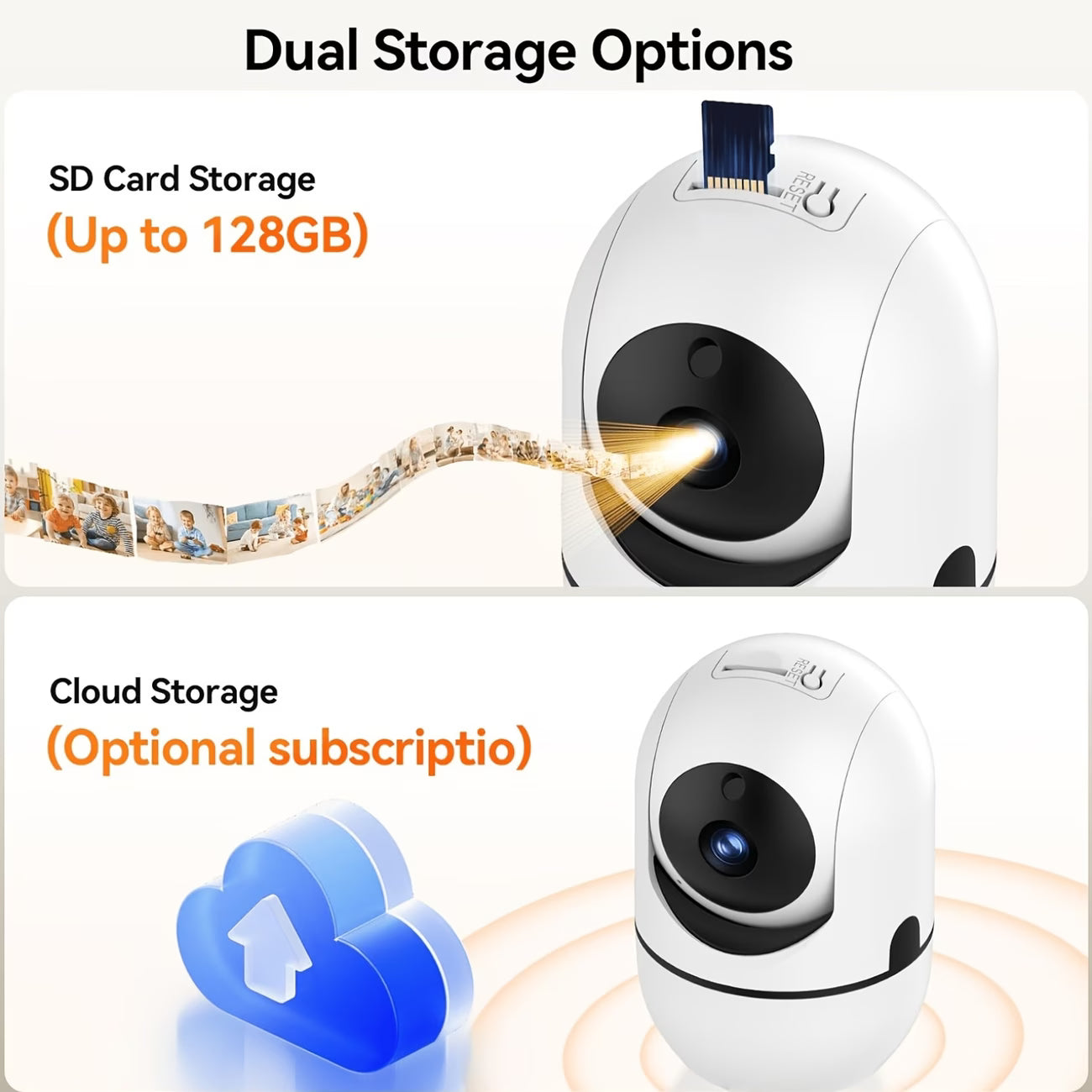 360° Smart Pet Camera 4MP HD Night Vision Two-Way Audio