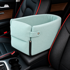 Car Console Pet Seat & Travel Carrier for Small Dogs & Cats
