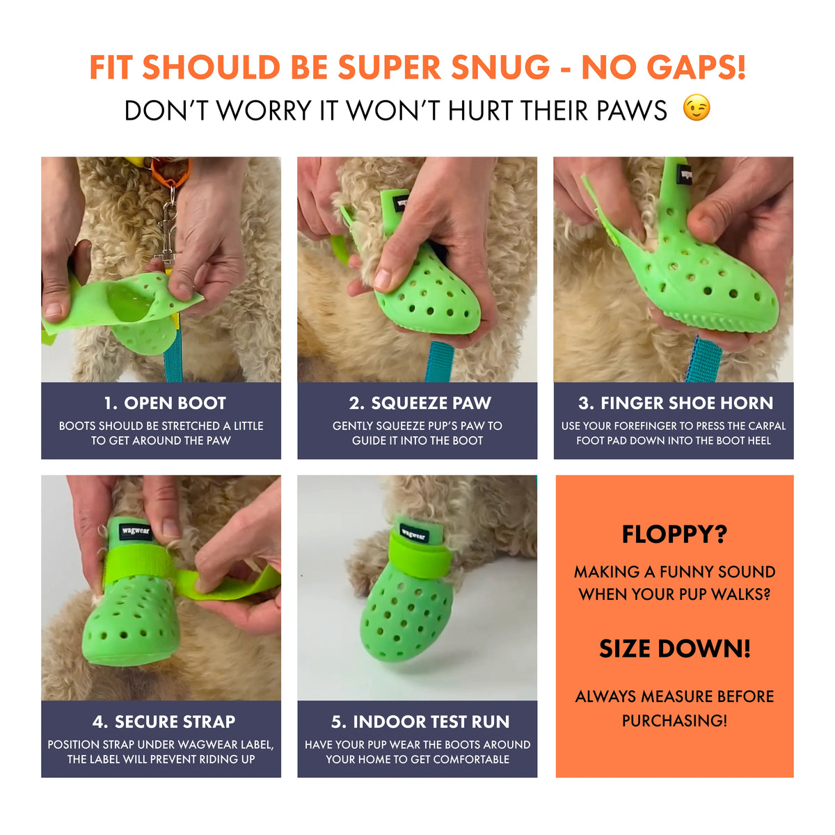 WagWellies Mojave Neon Orange – photo 8