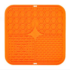 Pet Lick Mat Slow Feeder – Calming Silicone Bath Distraction Mat with Suction Cups