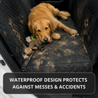 Dog Car Seat Cover with Hard Bottom – Waterproof Hammock
