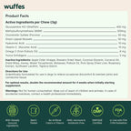 Wuffes Hip & Joint Chews for Dogs, 60ct - Glucosamine, Chondroitin & MSM - Pork Liver Flavor