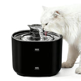 Black 2.2L cat water fountain